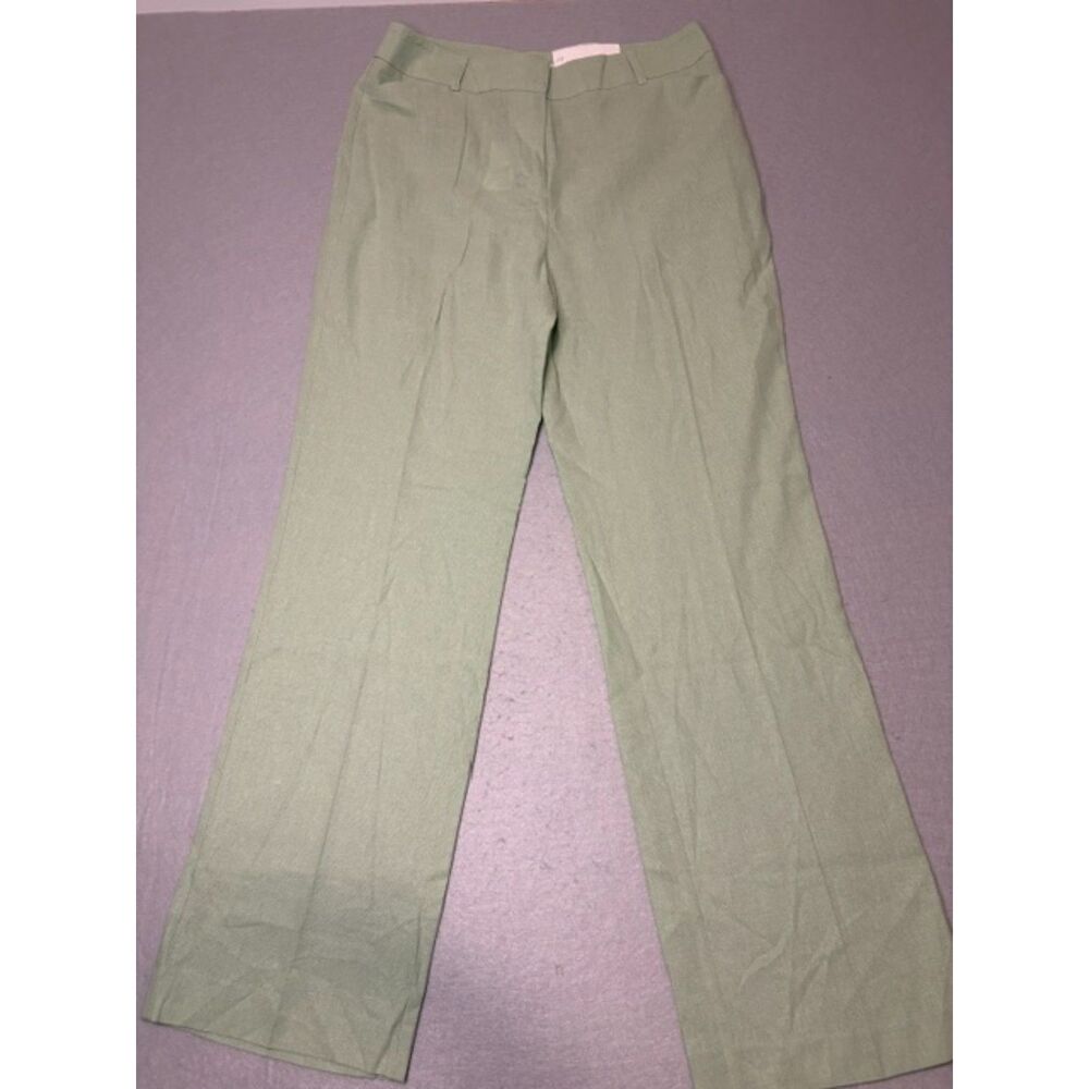 C Est. 1946 Women's Mint Green Linen Pants 10 NWT Unlined Lightweight for Summer